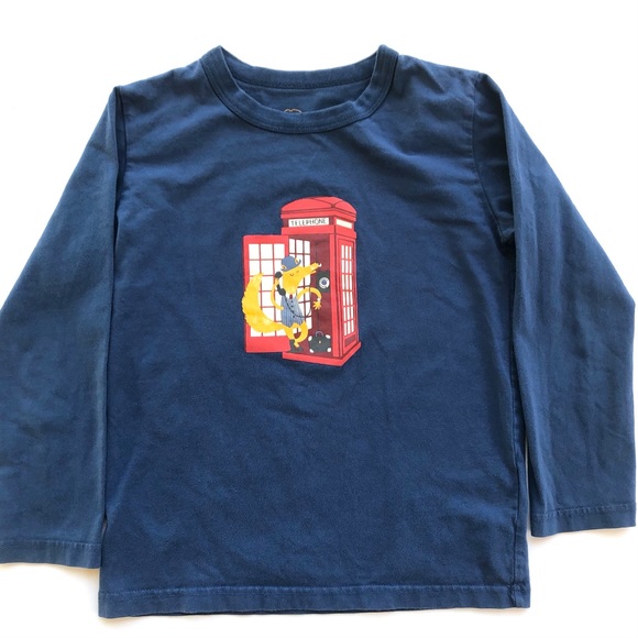 Mini Boden Other - Mini Boden fox British phone booth shirt size 5-6Y
